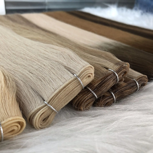 Light Golden Blonde #613N Genius Weft Hair -- 50g