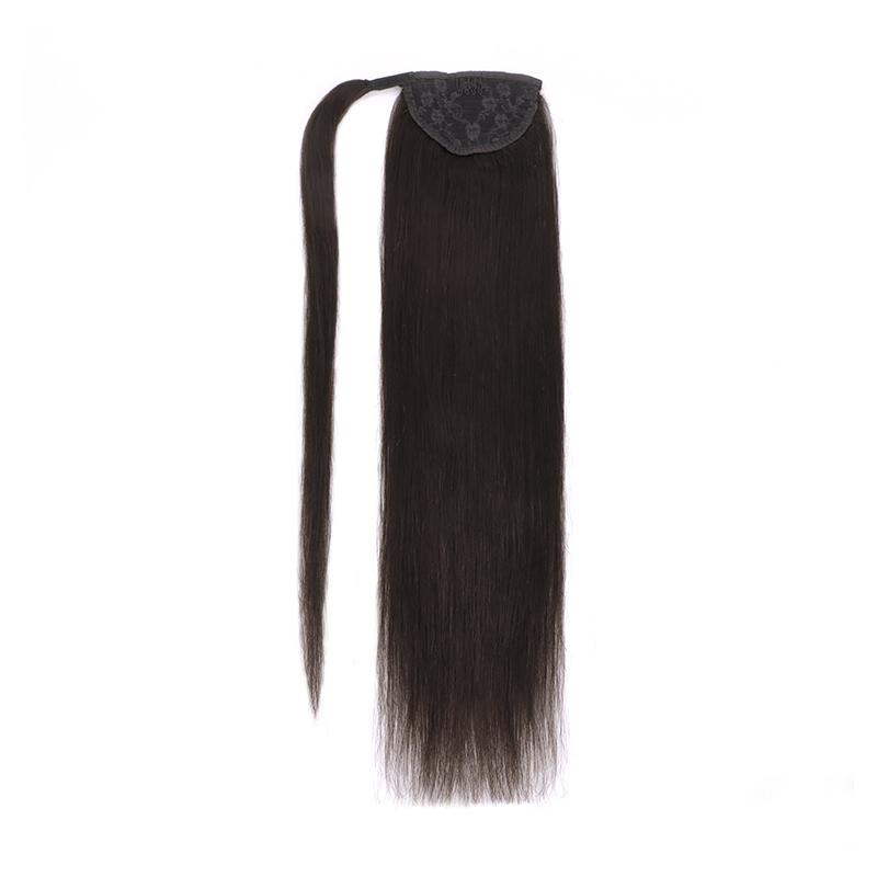 Chocolate Brown to Caramel Blonde Ponytail