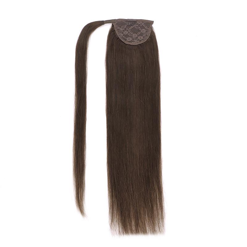 Chocolate Brown to Caramel Blonde Ponytail