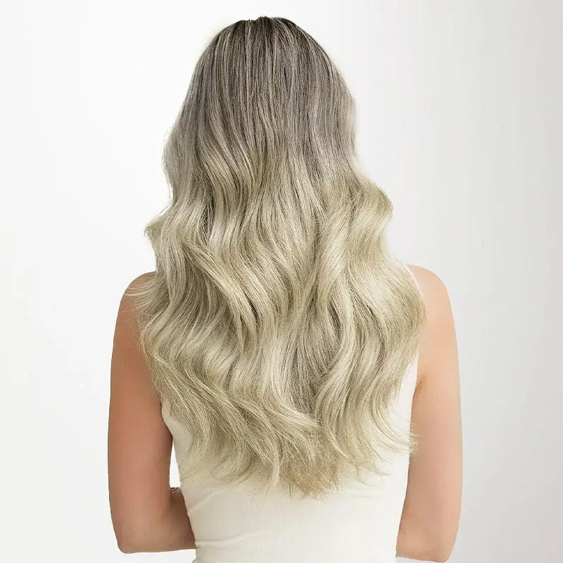 Medium Brown #2A Seamless Pu Clip-ins -- 130g~150g