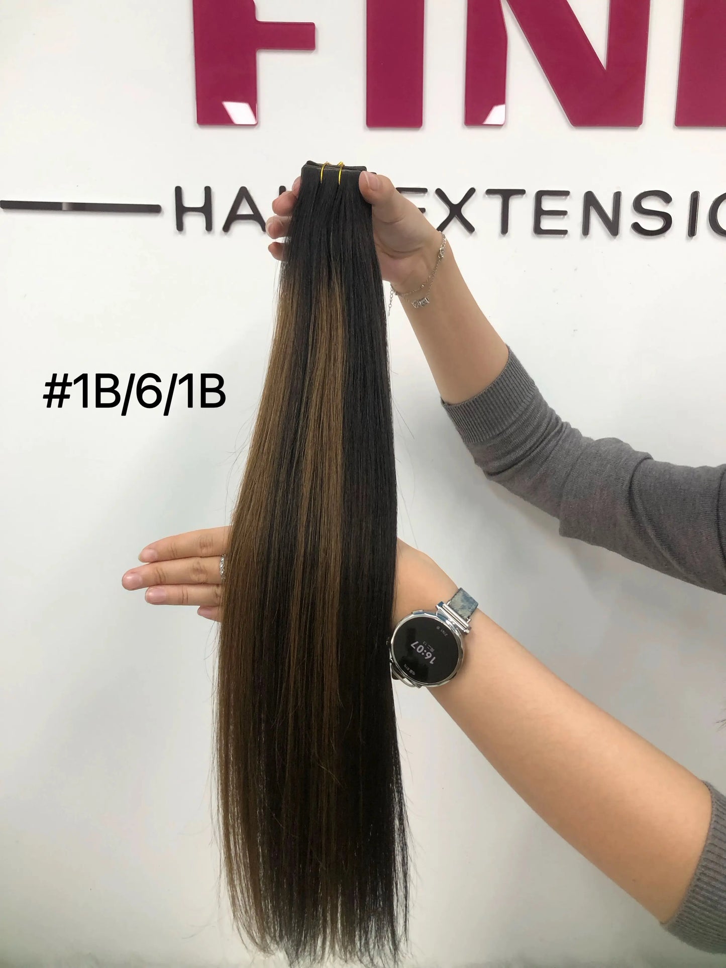 Dark Brown #2 Invisible Tape In Hair Extension -- 50g