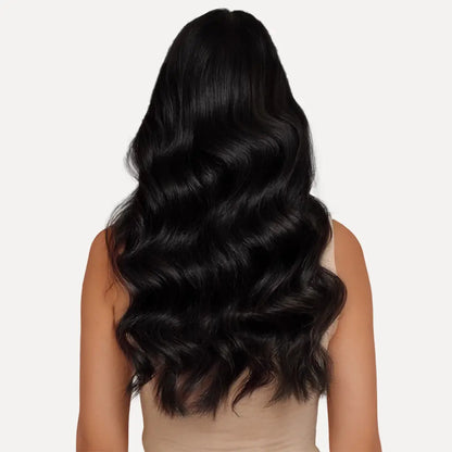 Chocolate Brown to Light Blonde to Ombre #4/26/4 Seamless Pu Clip-ins -- 130g~150g