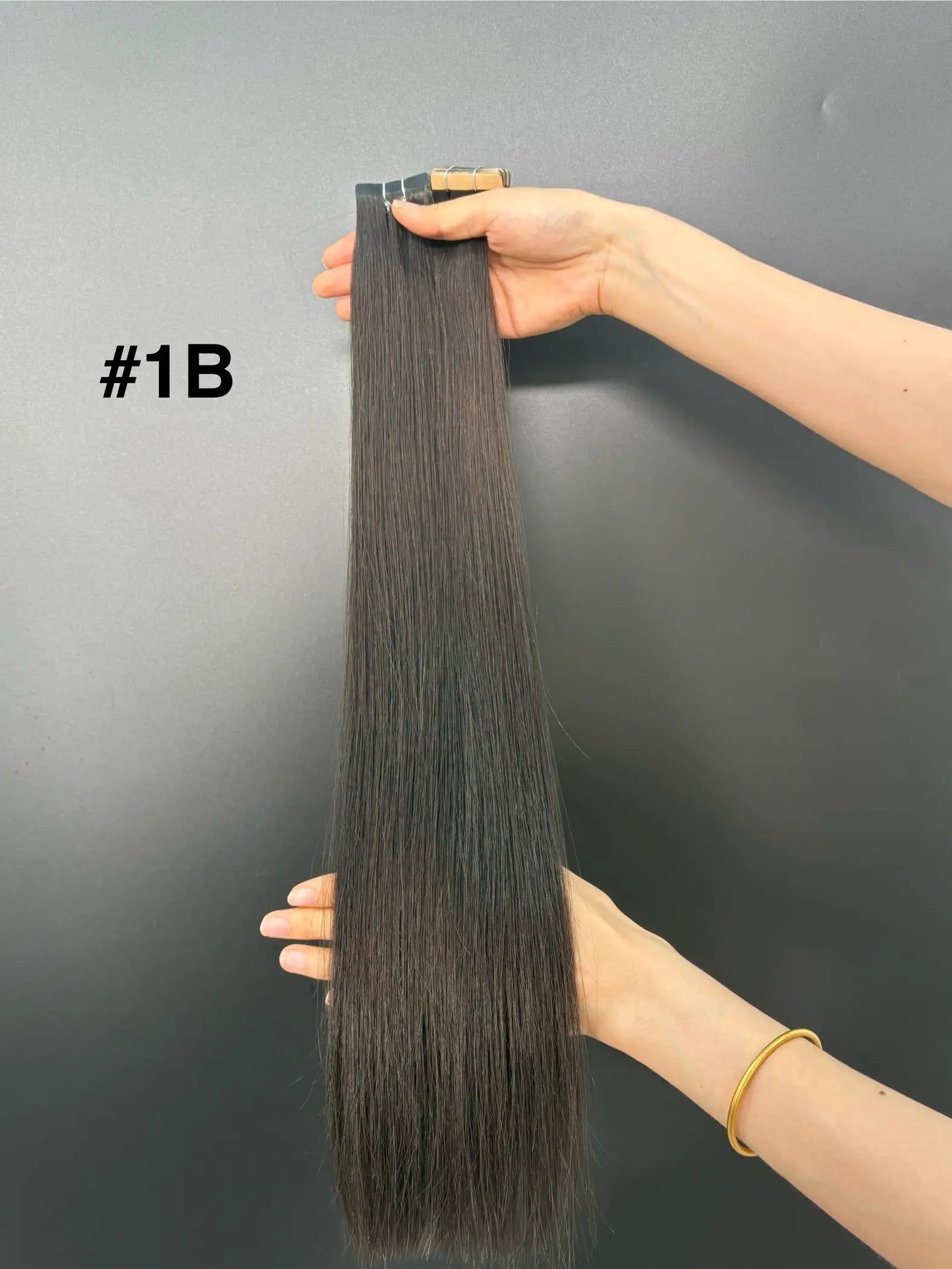 Light Golden Blonde #613N Double Drawn Cuticle Tape-ins -- 50g