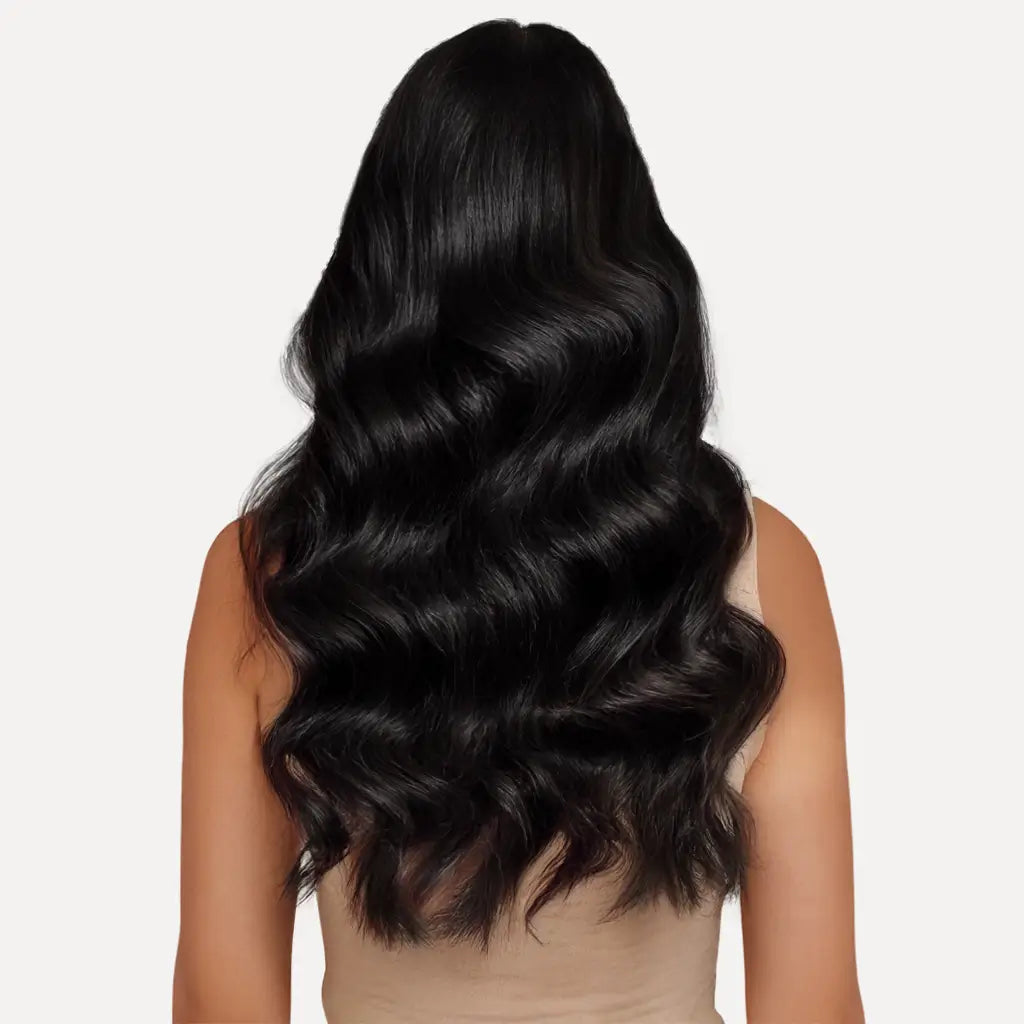 Light Brown to Light Golden Blonde Ombre #P18/613 Invisible Clip in Hair Extensions --- 130g-150g