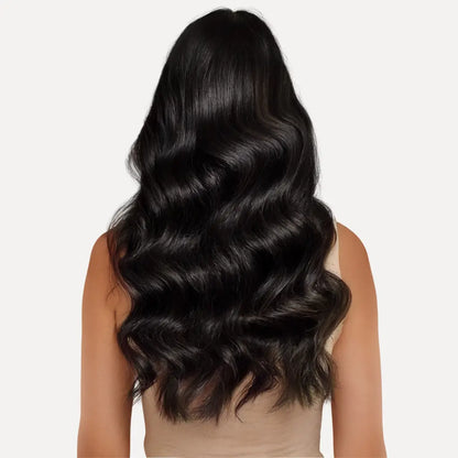 Chocolate Brown #4A Invisible Clip in Hair Extensions --- 130g-150g