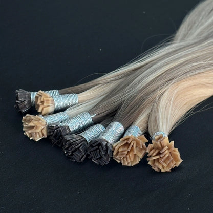 Dark Brown #2 Flat Tips Hair Extension -- 25g