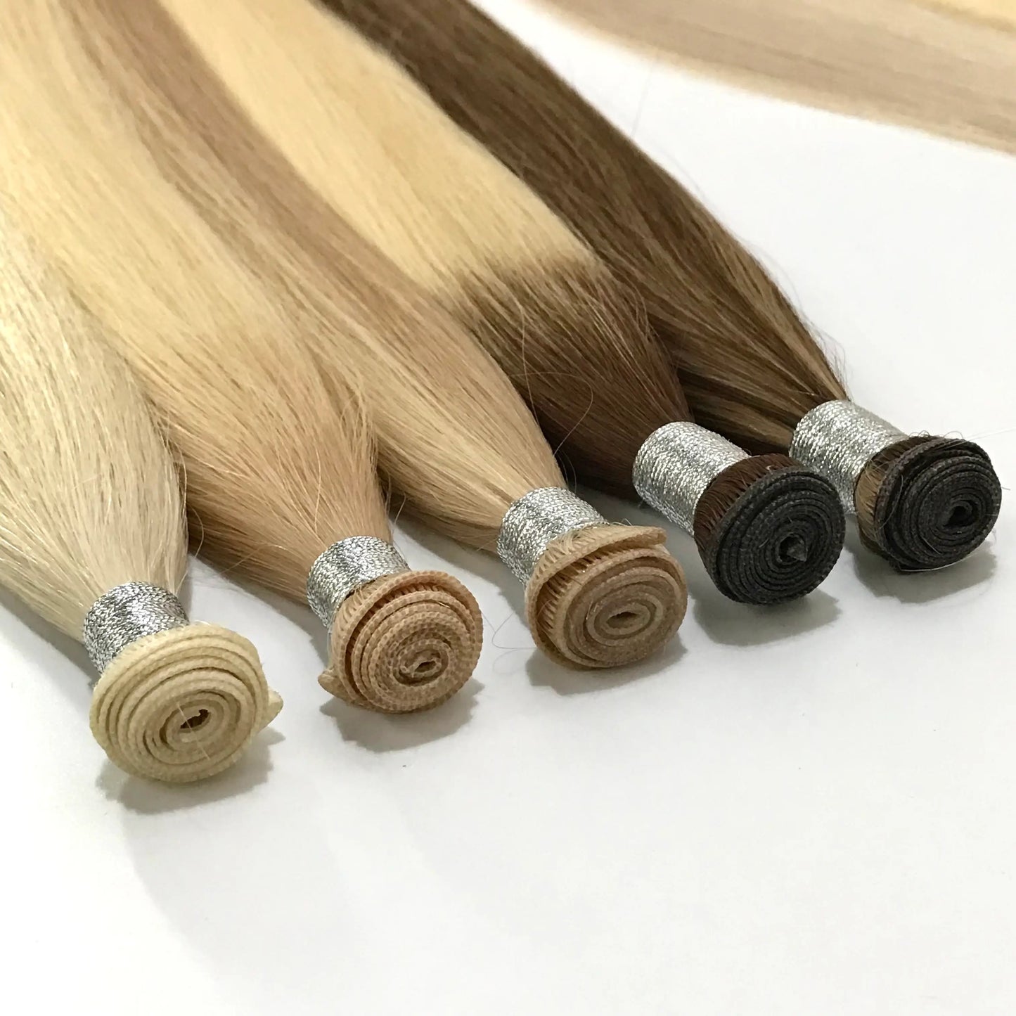 Dark Brown to Light Brown Ombre #R2 - 4/8 Genius Weft Hair -- 50g