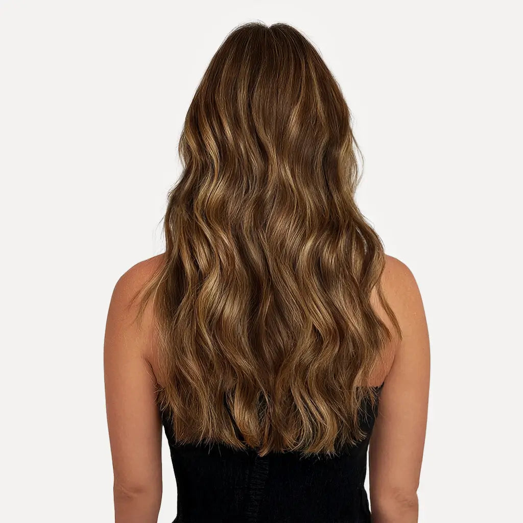 Medium Ash Brown #IV Genius Weft Hair -- 50g