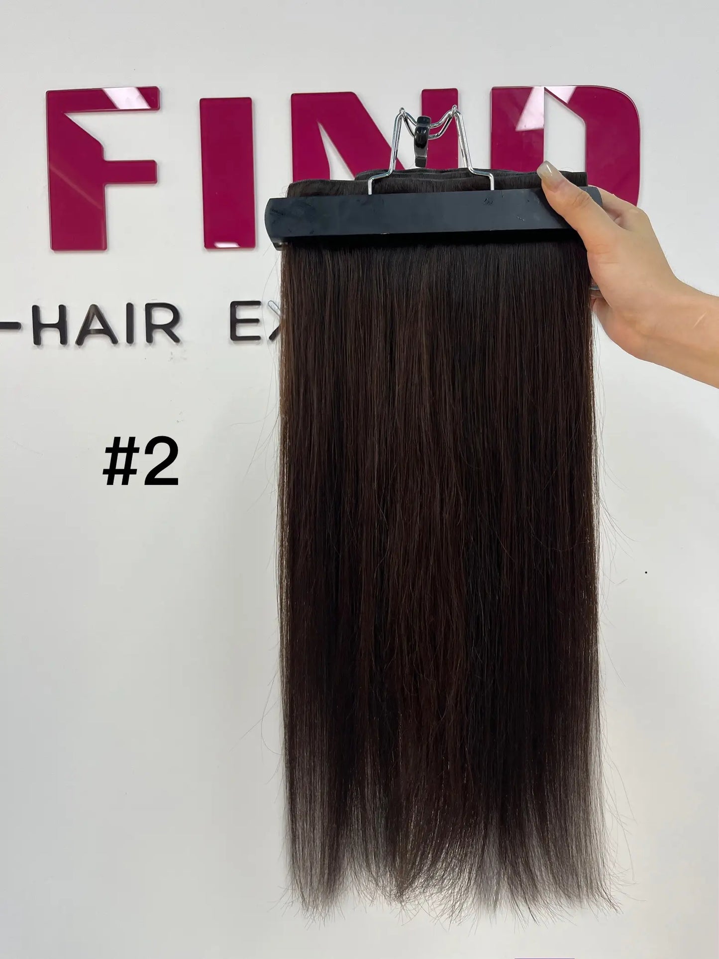 Light Brown to Dark Blonde Ombre #P16/22 Invisible Clip in Hair Extensions --- 130g-150g