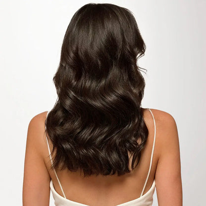 Light Brown to Light Golden Blonde Ombre #P18/613 Invisible Clip in Hair Extensions --- 130g-150g