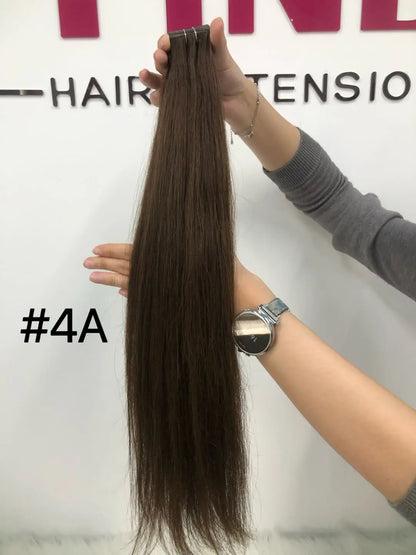 Natural Black to Dark Blonde to Natural Black Ombre #1B/6/1B Invisible Tape In Hair Extension -- 50g