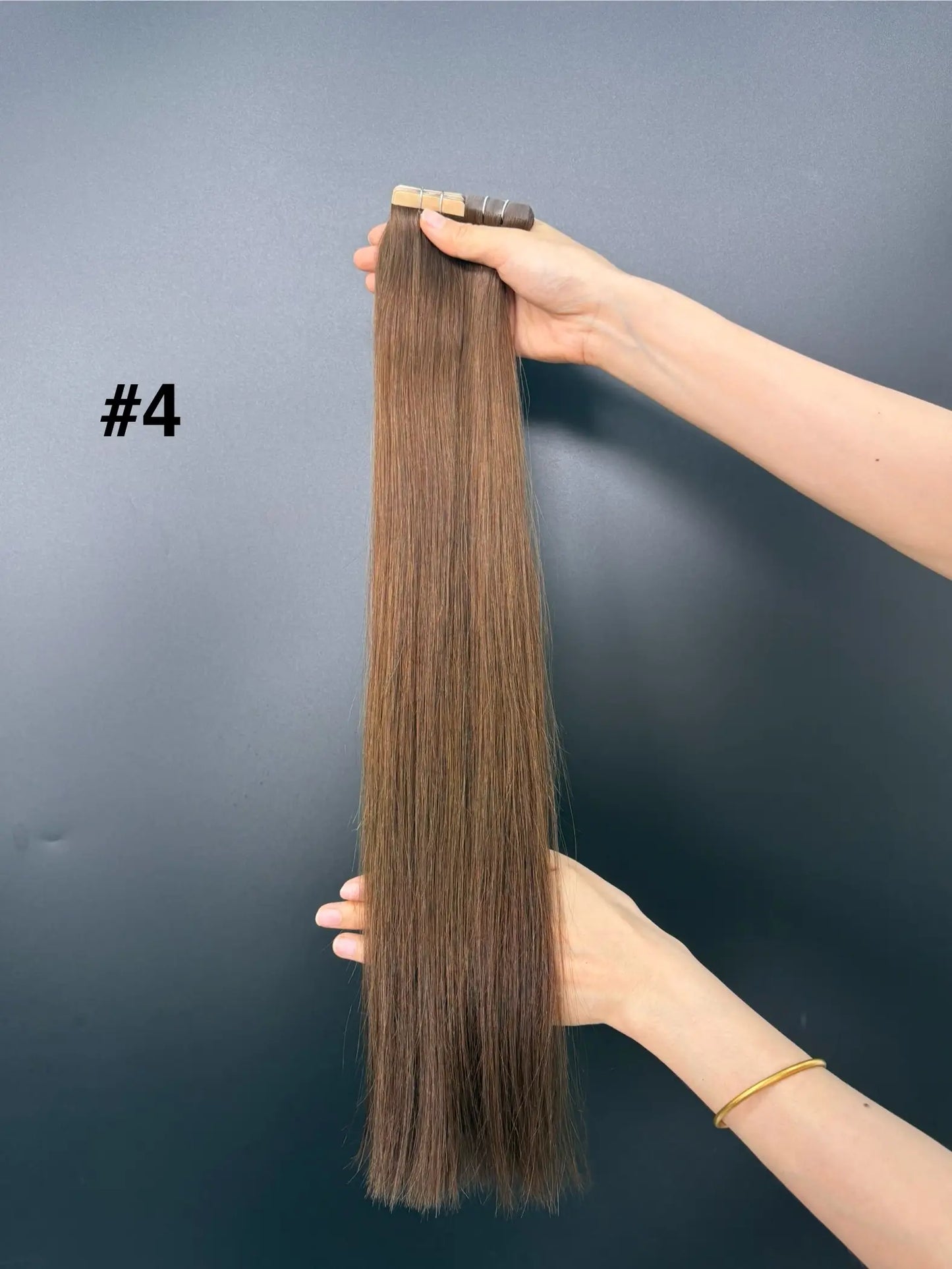 Light Golden Blonde #613N Double Drawn Cuticle Tape-ins -- 50g