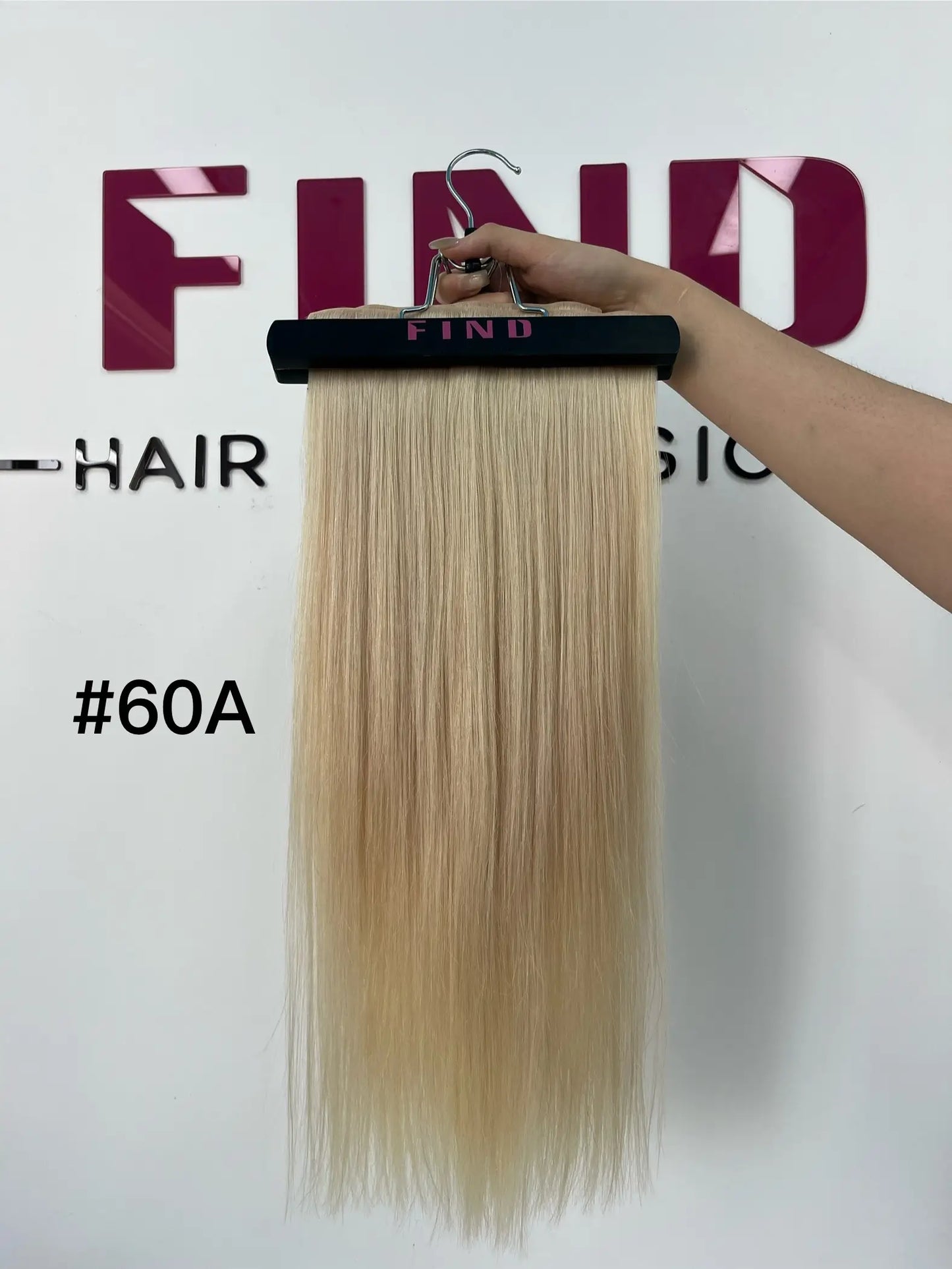 Chocolate Brown #4A Invisible Clip in Hair Extensions --- 130g-150g