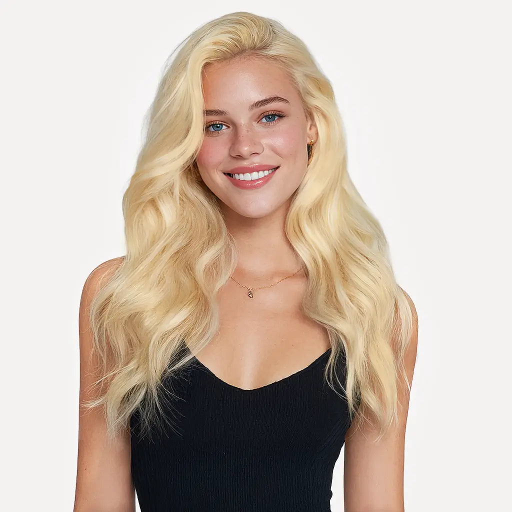 Light Golden Blonde #613N Flat Tips Hair Extension -- 25g