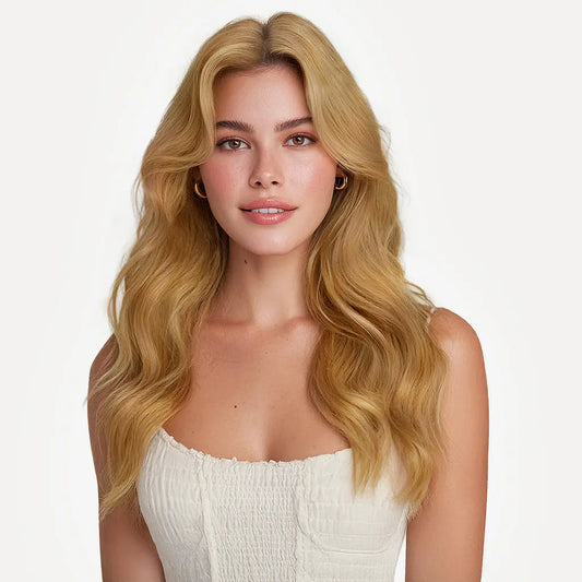 Golden Highlight #8 Genius Weft Hair -- 50g