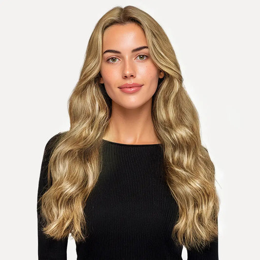 Light Golden Brown #LE Genius Weft Hair -- 50g