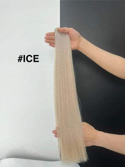 Dark Brown to Light Brown Ombre #R2 - 4/8 Genius Weft Hair -- 50g