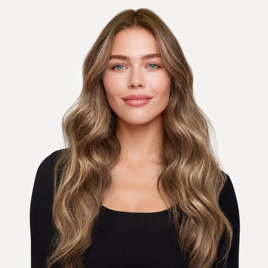 Light Ash Brown #LA Genius Weft Hair -- 50g