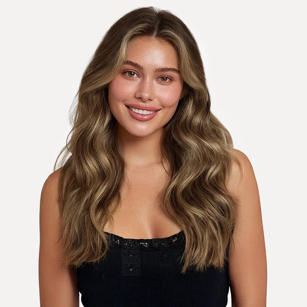 Medium Brown #OL Flat Tips Hair Extension -- 25g