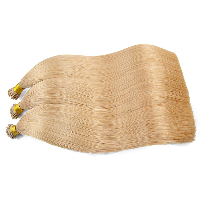 Honey Brown I Tip Keratin Remy Hair Extensions