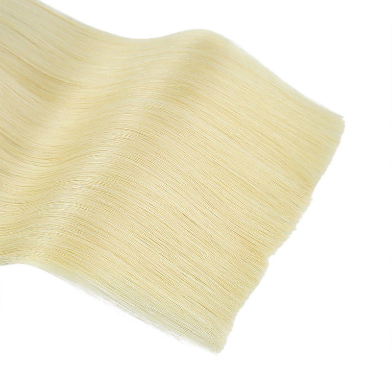 Light Blonde Nano Tip Keratin Remy Hair Extensions