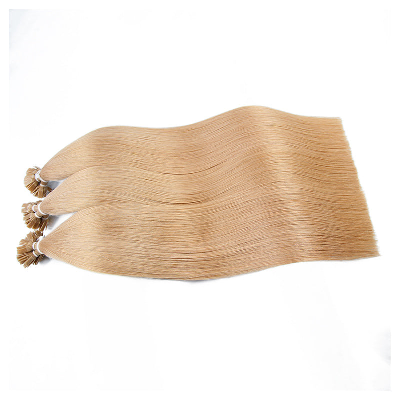 Honey Brown Flat Tip Keratin Remy Hair Extensions
