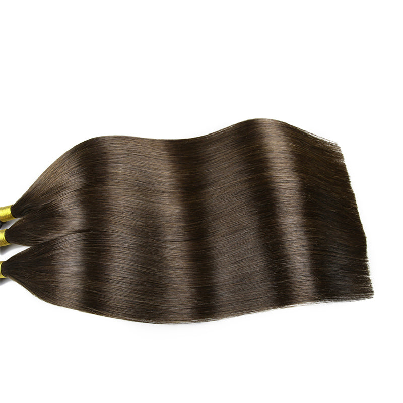 Jet Black Hand-tied Weft Remy Hair Extensions