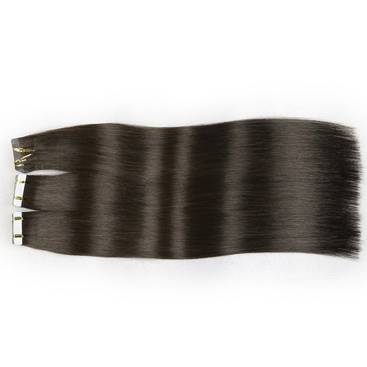 Dark Brown Tape In Remy Hair Extensions