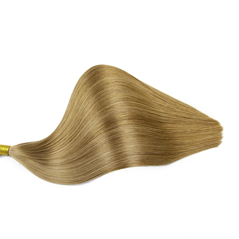 Honey Brown Hand-tied Weft Remy Hair Extensions