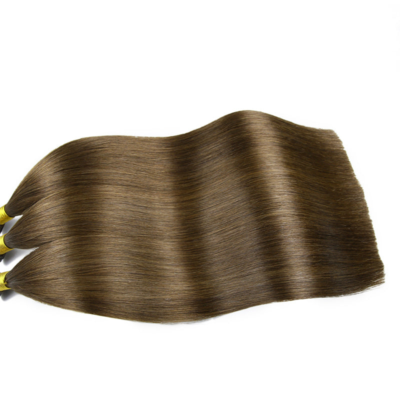 Light Blonde Hand-tied Weft Remy Hair Extensions