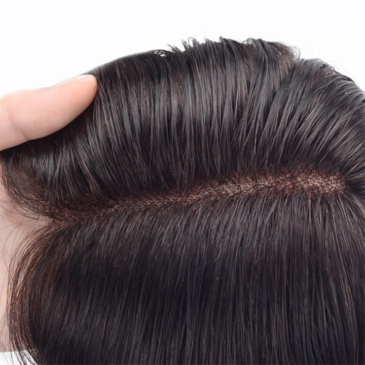Octagon French Lace with 1" PU Coated Back and Sides Hair Replacement System