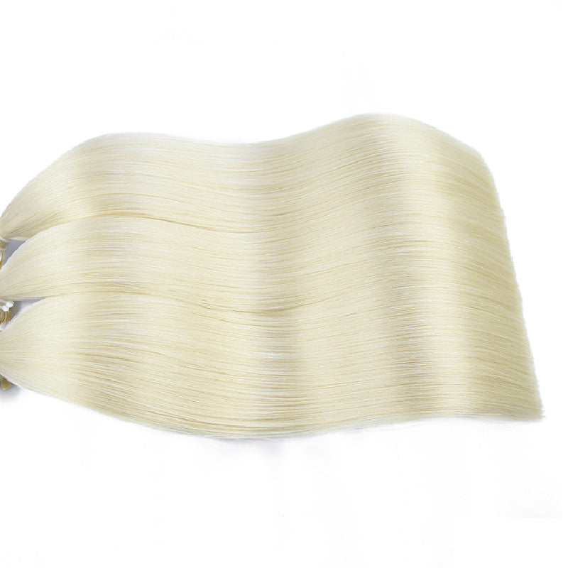 Sand Blonde Nano Tip Keratin Remy Hair Extensions