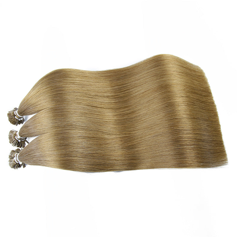 Light Blonde Flat Tip Keratin Remy Hair Extensions