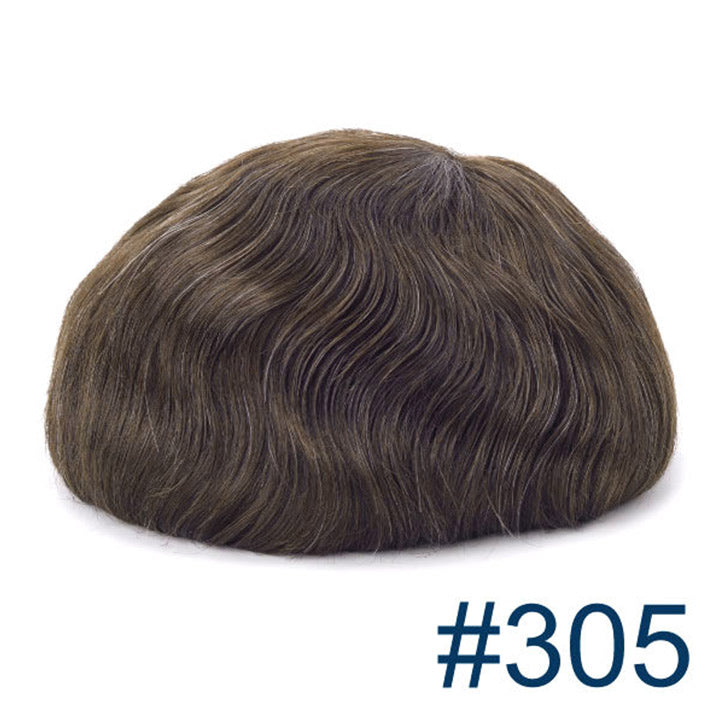 HOLLYWOOD French Lace Hair Replacement System Stock Toupee For Men