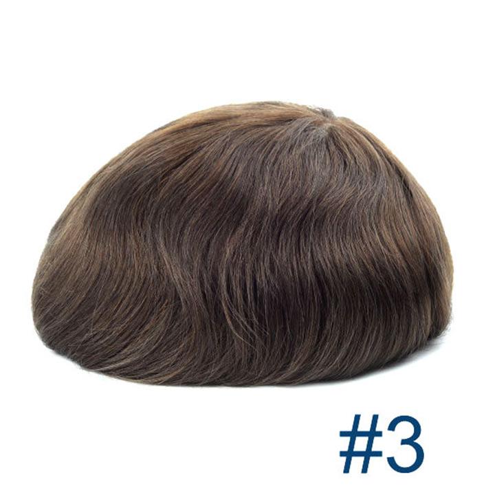 Hair System Super Thin Skin 0.03mm V-looped Men Toupee