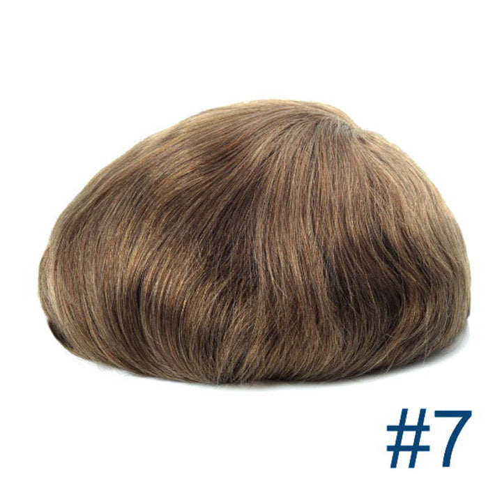 HOLLYWOOD French Lace Hair Replacement System Stock Toupee For Men